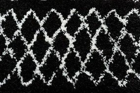 Koberec BERBER ETHNIC G3802 kruh čierny / biely Fredzle berber marokánsky