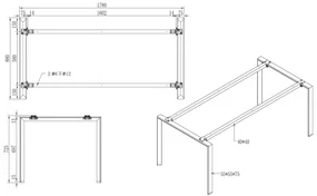 Stôl PRIMO INFINITY 1800 x 900 x 750, sivá + stolová zásuvka TYP II, strieborná