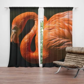 Sablio Záves Plameniak: 2 ks 140x250 cm
