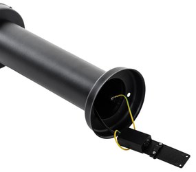 Moderná vonkajšia stĺpová lampa čierna 50 cm - Elly