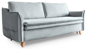 Svetlosivá rozkladacia pohovka 225 cm Charming Charlie – Miuform