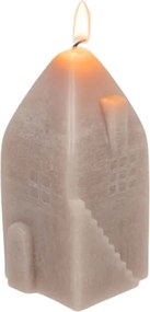 Stĺpová sviečka HOUSIX 13 cm - viac farieb Farba: Hnedá