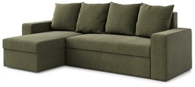 Rohová sedacia súprava Duff (L) (khaki). Akcia -20%. Vlastná spoľahlivá doprava až k Vám domov. 1065499
