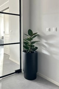 Kvetináč ESCADA, sklolaminát, výška 60 cm, čierna