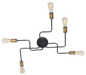 Prisadený luster TUBE 5xE27/15W/230V