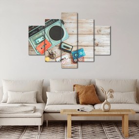 Obraz - Retro rádio (150x105 cm)