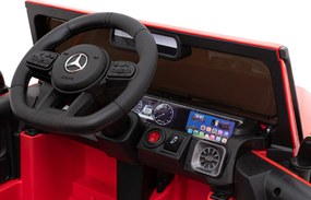 Ramiz Elektrické auto Mercedes AMG G63 pre deti červené + diaľkové ovládanie