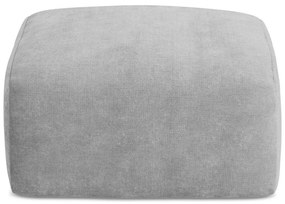 Svetlosivá ženilková podnožka Leila – Makamii