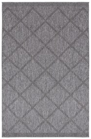 NORTHRUGS - Hanse Home koberce Kusový koberec Twin Supreme 103757 Black / Anthracite – na von aj na doma - 200x290 cm