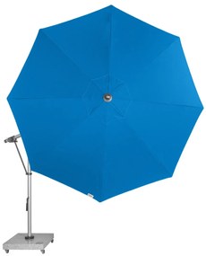 Doppler EXPERT 350P – záhradný slnečník s bočnou tyčou modrý (kód farby T821), 100% polyester