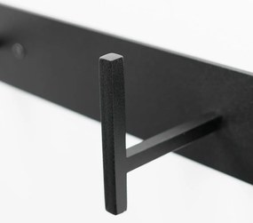 Čierny kovový nástenný vešiak Chapman – Spinder Design