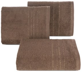 BAVLNENÝ UTERÁK GALA SADA 6KS 50X90 CM TMAVOHNEDÁ