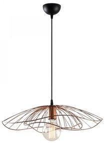 Stropné svietidlo Tel meď