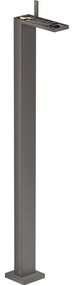 AXOR MyEdition páková umývadlová batéria voľne stojaca na podlahe, s odtokovou súpravou Push-Open, kartáčovaný čierny chróm/bez vrchnej doštičky, 47042340