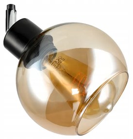 BERGE Tienidlo stropnej lampy Amber globe