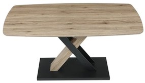Autronic BONTEC Jedálenský stôl 165x90cm, mdf, dub san remo, HT-W1570 SRE Farba: Prírodné