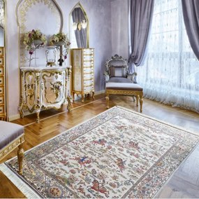 Koberec Exkluzívny Qum Silk 10 krémový
