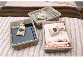 Úložný kôš z rákosia Compactor Rush, 38,5 x 28,5 cm