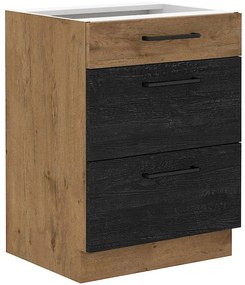 Kuchynská skrinka VIGO Dark 60D 3S BB