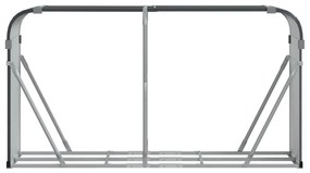 Držiak na polená antracitový 180x45x100 cm pozinkovaná oceľ