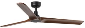 FARO 33809WT - Stropný ventilátor HEYWOOD L drevo/čierny pr. 132 cm WT + DO