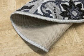 Protišmykový koberec PATCHWORK 19 New sivý