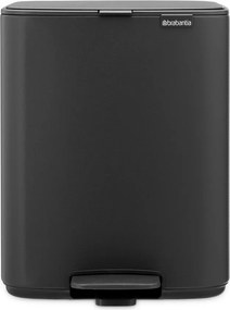 Tmavosivý pedálový oceľový odpadkový kôš 12 l Bo – Brabantia