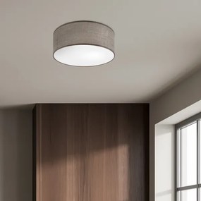 Stropné svietidlo SIRJA 1xE27/15W/230V pr. 35 cm hnedé