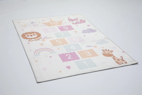 Detský koberec KIDS 2409022D-2 obdĺžnikový – polyester Rozmer: 80x150 cm