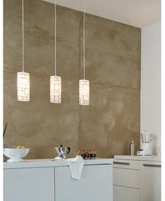 Eglo 92563 - Luster na lanku BAYMAN 3xE27/60W/230V