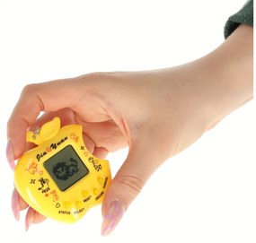 KIK Hračka Tamagoči elektronická hra jablko žltá