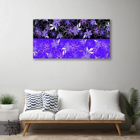 Obraz Canvas Abstrakcia vzory kvety art 140x70 cm