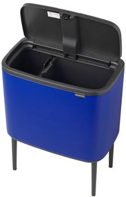 Brabantia BO Touch Bin 11+23L minerálna modrá