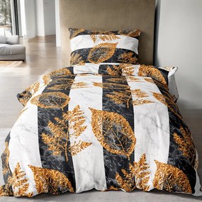 Bavlnené obliečky RENA GOLDEN LEAFS 2-dielna sada 140x200 cm
