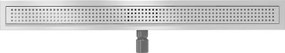 Mexen Flat nerezový sprchový žľab 80 cm vzor M08, 1025080-15