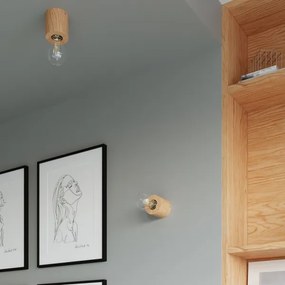 Sollux SL.0674 - Stolná lampa SALGADO 1xE27/60W/230V drevo