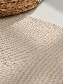 Hanse Home, Kusový koberec Eleni 106220 Natur Weiß kruh, 150x150 (priemer) kruh, biela, obývacia izba