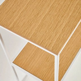 Konzolový stolík noya 120 x 80 cm biely MUZZA