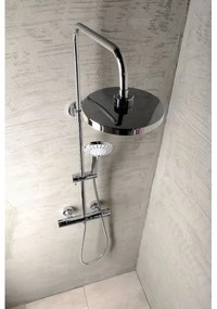 Aqualine - Sprchová sada s termostatickou batériou LIGA lesklý chróm