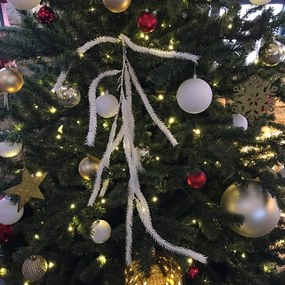 DECOLED Príborník, 120 cm, biely