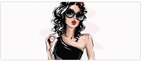 Obraz - Fashion woman (120x50 cm)