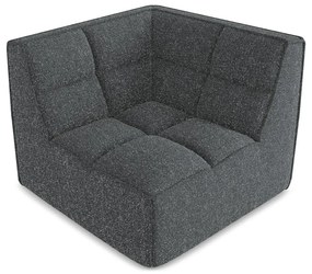 Tmavosivý modul pohovky Kalai – Makamii