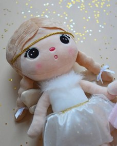 Bábika Anjelik biela s menom Lilianka 48 cm