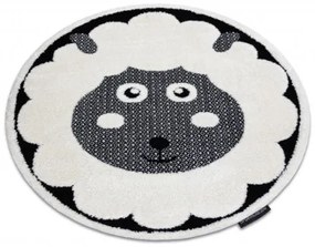 Koberec JOY Sheep krém / čierny