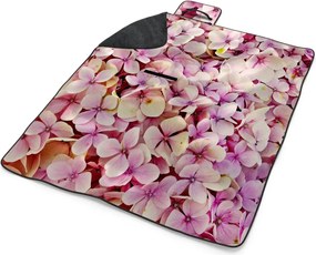 Sablio Plážová deka Ružové kvety: 200x140 cm