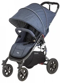 VALCO BABY Kočík športový Snap 4 Sport Tailor Made Denim metalická šedá konštrukcia