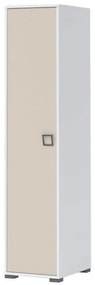 Skriňa 1D Kiki G1-BE/KI-01 white/sand
