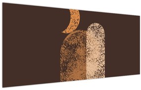 Obraz - Oranžové oblúky N⁰2 (120x50 cm)