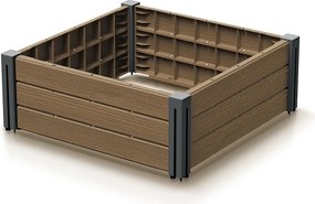 Vyvýšený záhon Bas Planty 61,8 cm hnědý