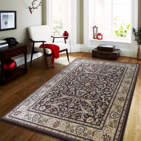 Vintage koberec v hnedej farbe do obývačky Šírka: 160 cm | Dĺžka: 220 cm